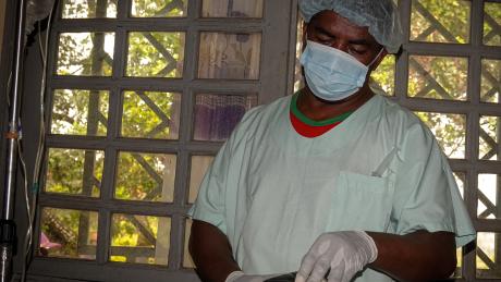 Anaesthesiologist Olivier Rakotomampianina 