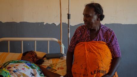 Jeanne and her granddaughter