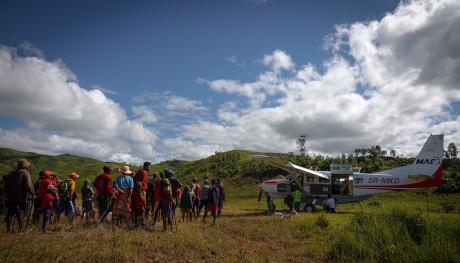 MAF flying HoverAid Madagascar in Sahakevo