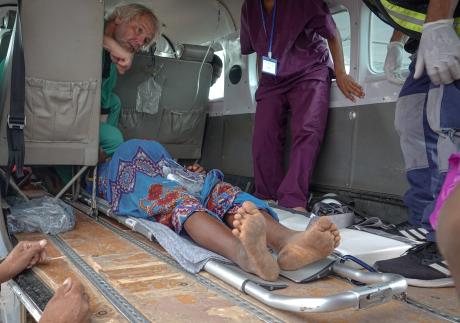 Norfinne in a MAF plane