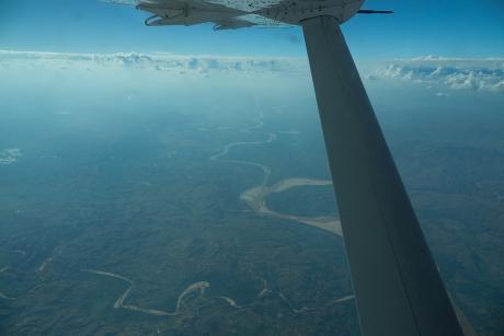Madagascar landscape from above
