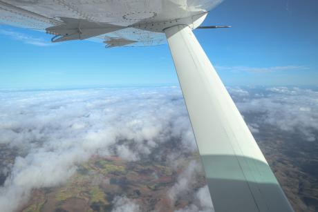 MAF plane over Madagascar