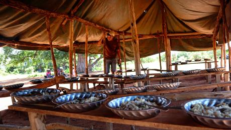 Convoy Of Hope canteen in Ejeda